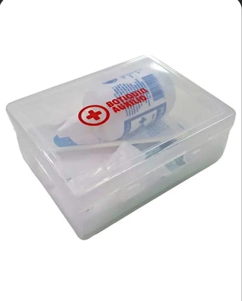 Botiquín de primeros auxilios en caja rígida para auto